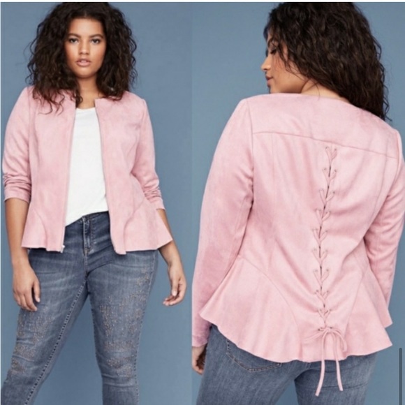 Lane bryant suede jacket Clearance